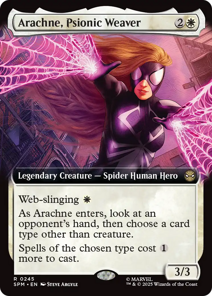 Arachne, Psionic Weaver (Extended Art) [Marvel's Spider-Man] | Exor Games Summserside