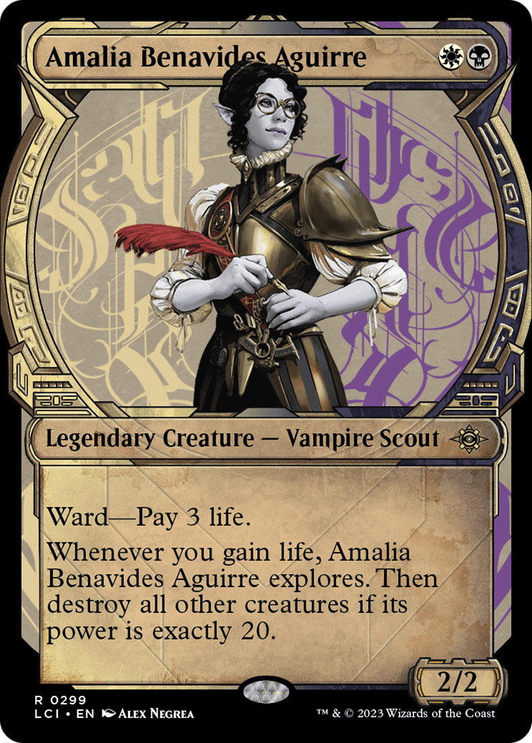 Amalia Benavides Aguirre (Showcase) [The Lost Caverns of Ixalan] | Exor Games Summserside