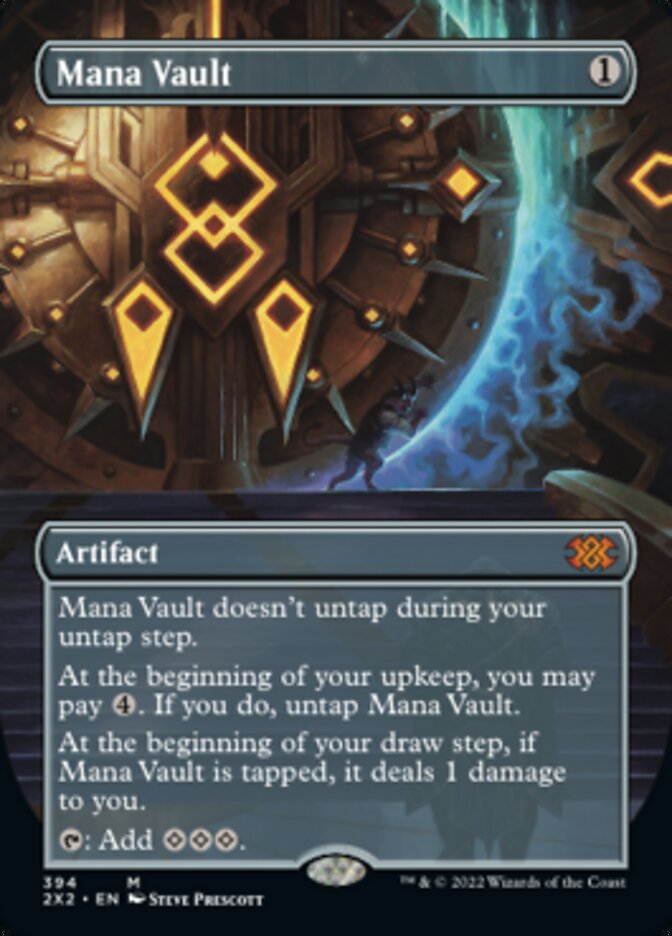 Mana Vault (Borderless Alternate Art) [Double Masters 2022] | Exor Games Summserside