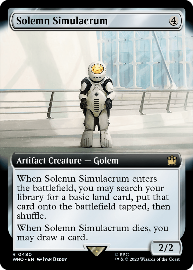 Solemn Simulacrum (Extended Art) [Doctor Who] | Exor Games Summserside