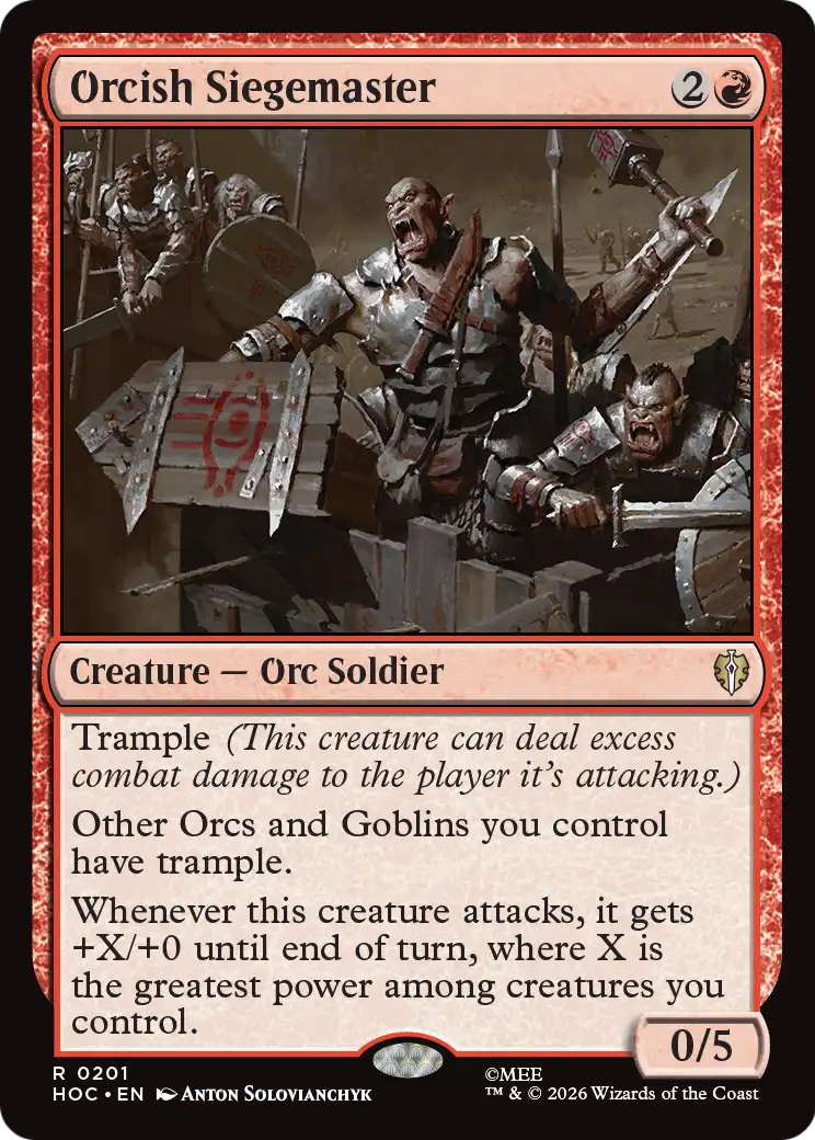 Orcish Siegemaster [The Hobbit: Eternal-Legal] | Exor Games Summserside