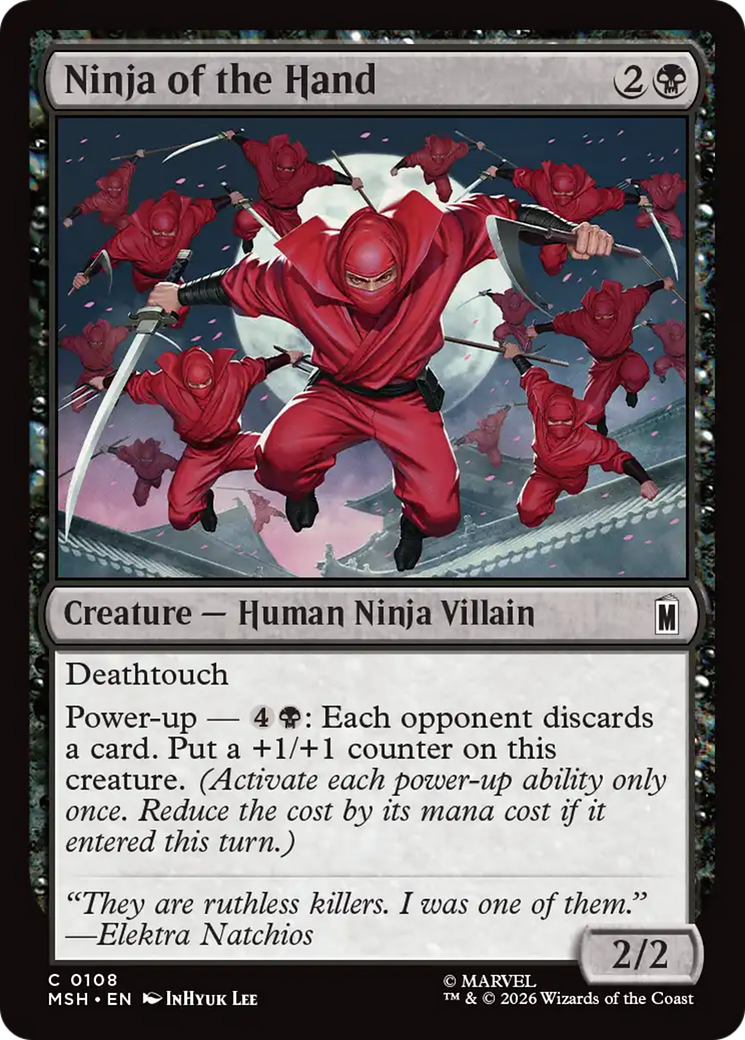 Ninja of the Hand [Marvel Super Heroes] | Exor Games Summserside
