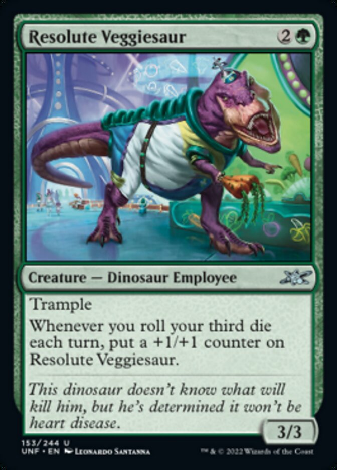 Resolute Veggiesaur [Unfinity] | Exor Games Summserside