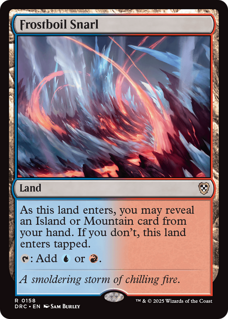 Frostboil Snarl [Aetherdrift Commander] | Exor Games Summserside