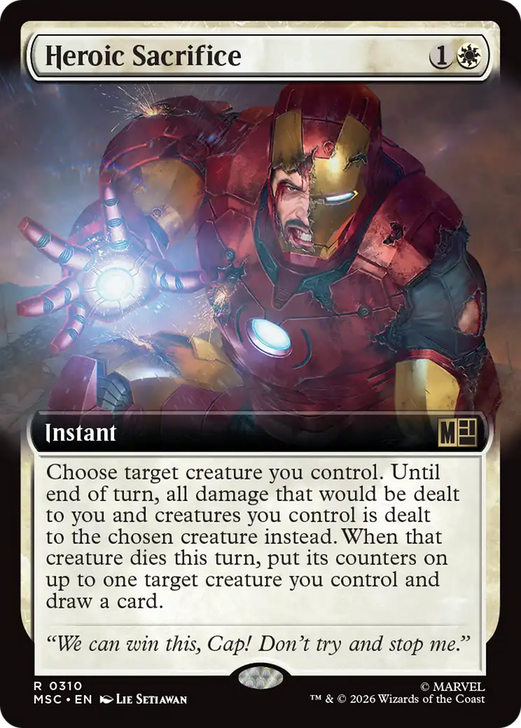 Heroic Sacrifice (Extended Art) [Marvel Super Heroes Commander] | Exor Games Summserside