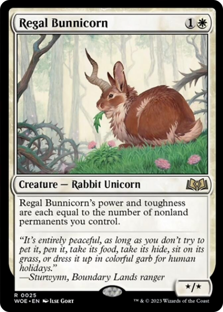 Regal Bunnicorn [Wilds of Eldraine] | Exor Games Summserside