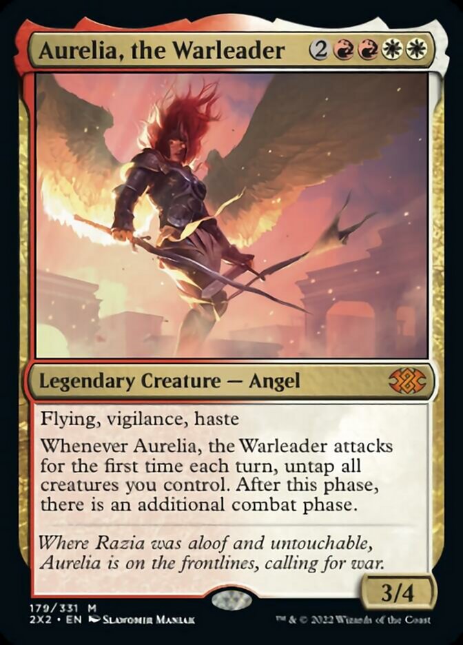 Aurelia, the Warleader [Double Masters 2022] | Exor Games Summserside