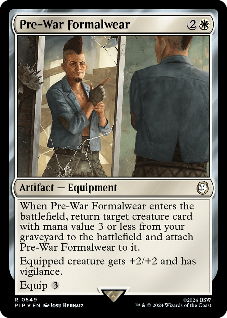 Pre-War Formalwear (Surge Foil) [Fallout] | Exor Games Summserside