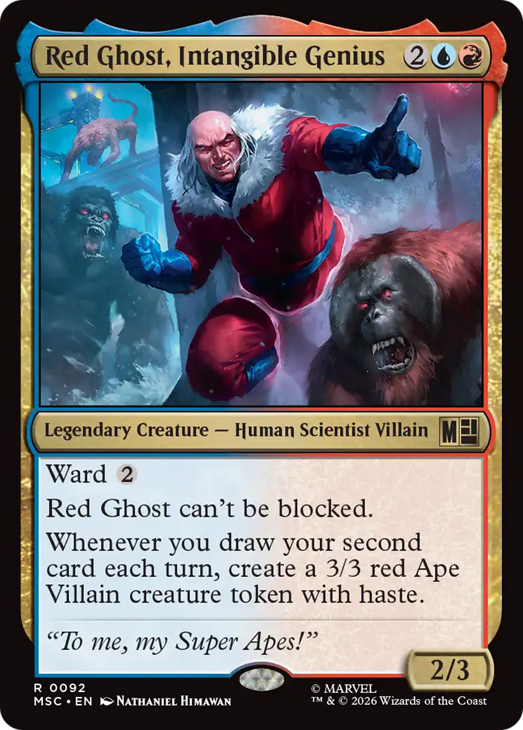 Red Ghost, Intangible Genius (Surge Foil) [Marvel Super Heroes Commander] | Exor Games Summserside