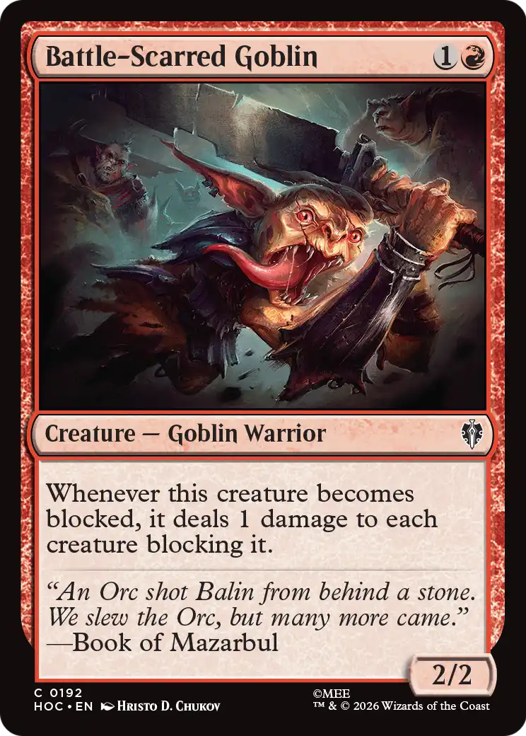 Battle-Scarred Goblin [The Hobbit: Eternal-Legal] | Exor Games Summserside
