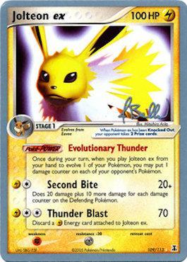 Jolteon ex (109/113) (Eeveelutions - Jimmy Ballard) [World Championships 2006] | Exor Games Summserside