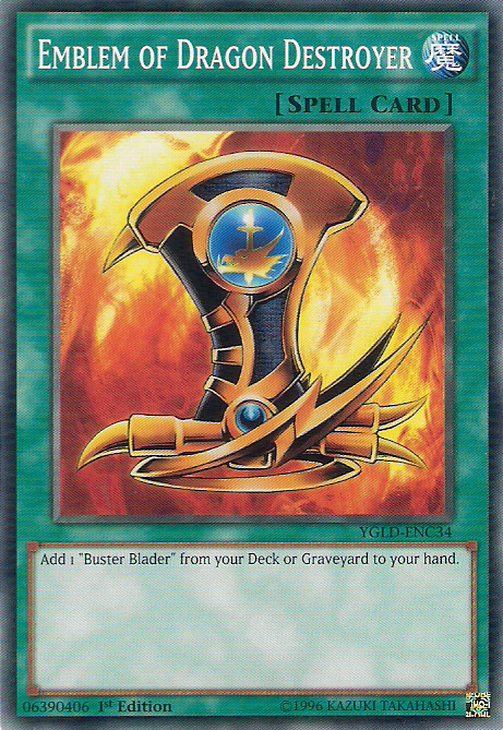 Emblem of Dragon Destroyer [YGLD-ENC34] Common | Exor Games Summserside