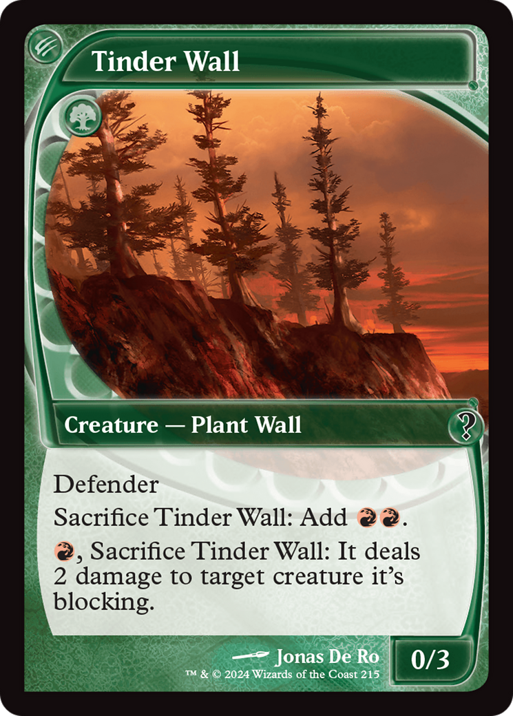 Tinder Wall (Future Sight) [Mystery Booster 2] | Exor Games Summserside