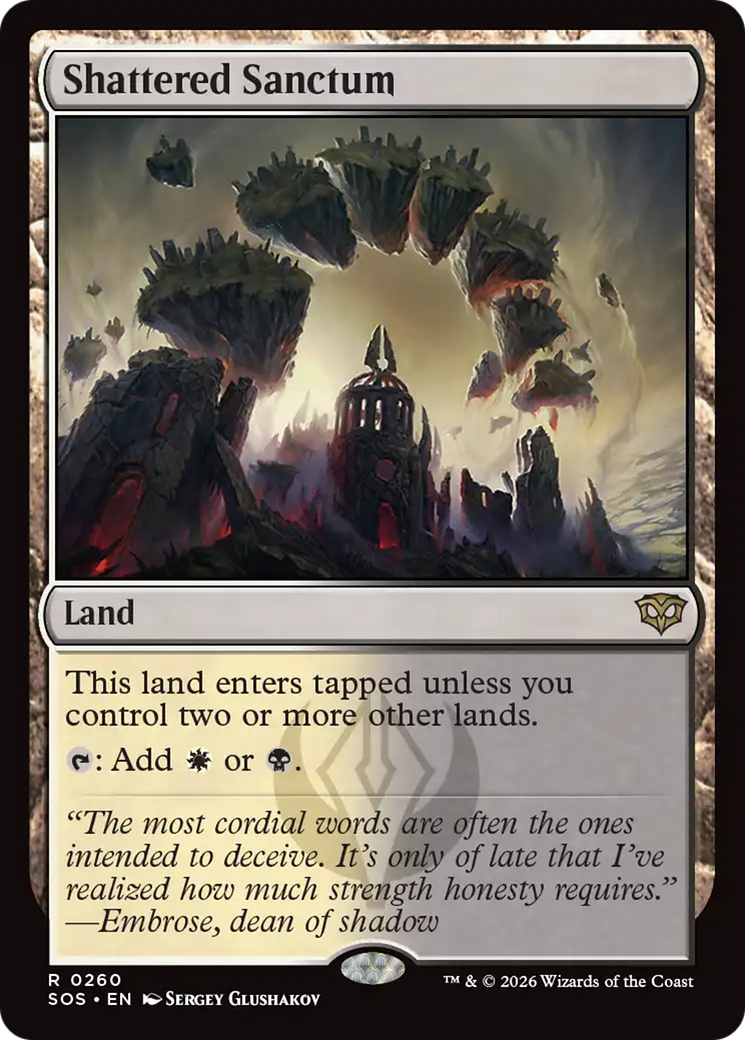 Shattered Sanctum [Secrets of Strixhaven] | Exor Games Summserside