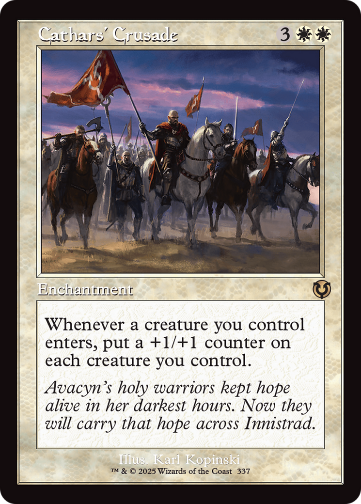 Cathars' Crusade (Retro Frame) [Innistrad Remastered] | Exor Games Summserside