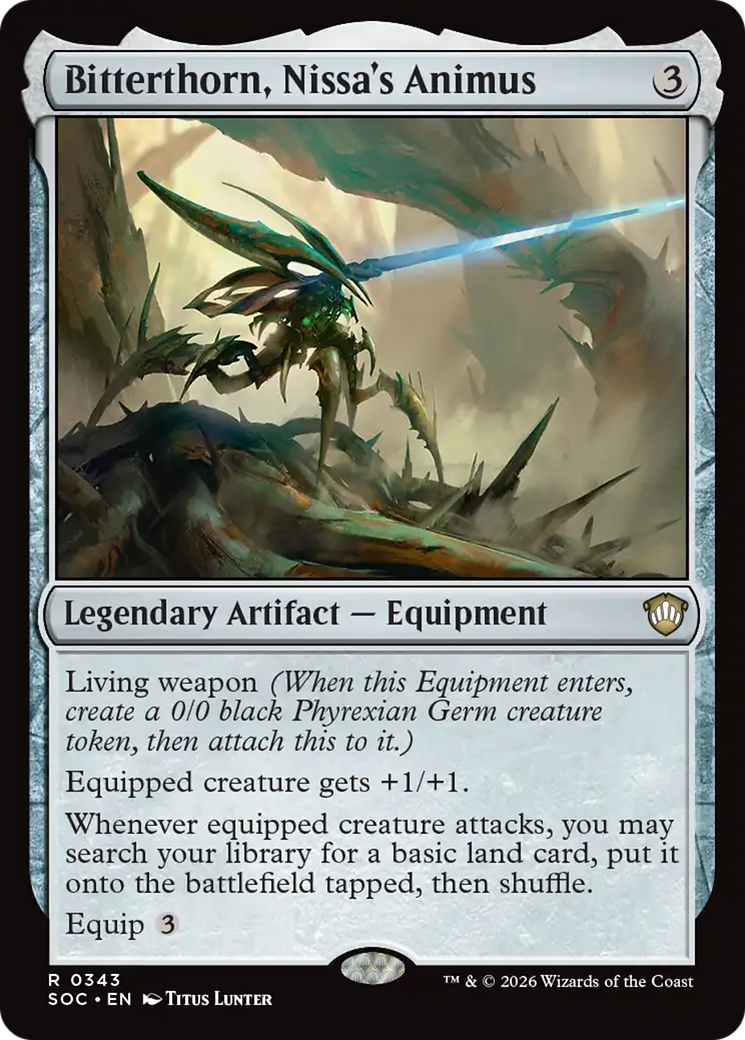 Bitterthorn, Nissa's Animus [Secrets of Strixhaven Commander] | Exor Games Summserside