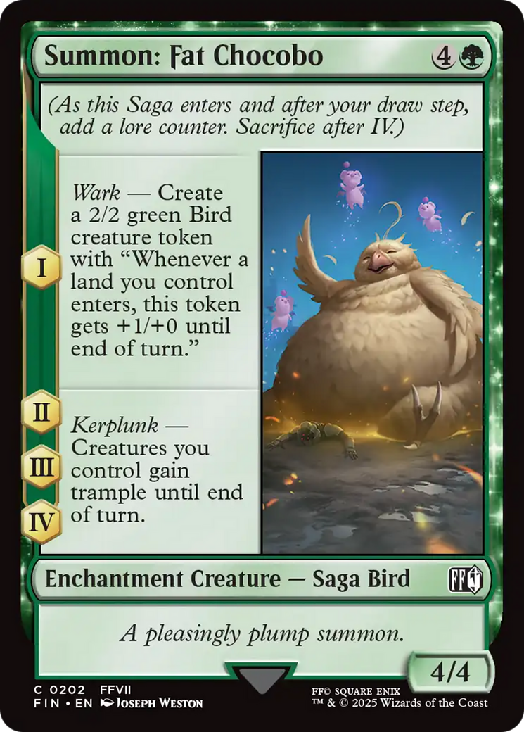 Summon: Fat Chocobo [FINAL FANTASY] | Exor Games Summserside