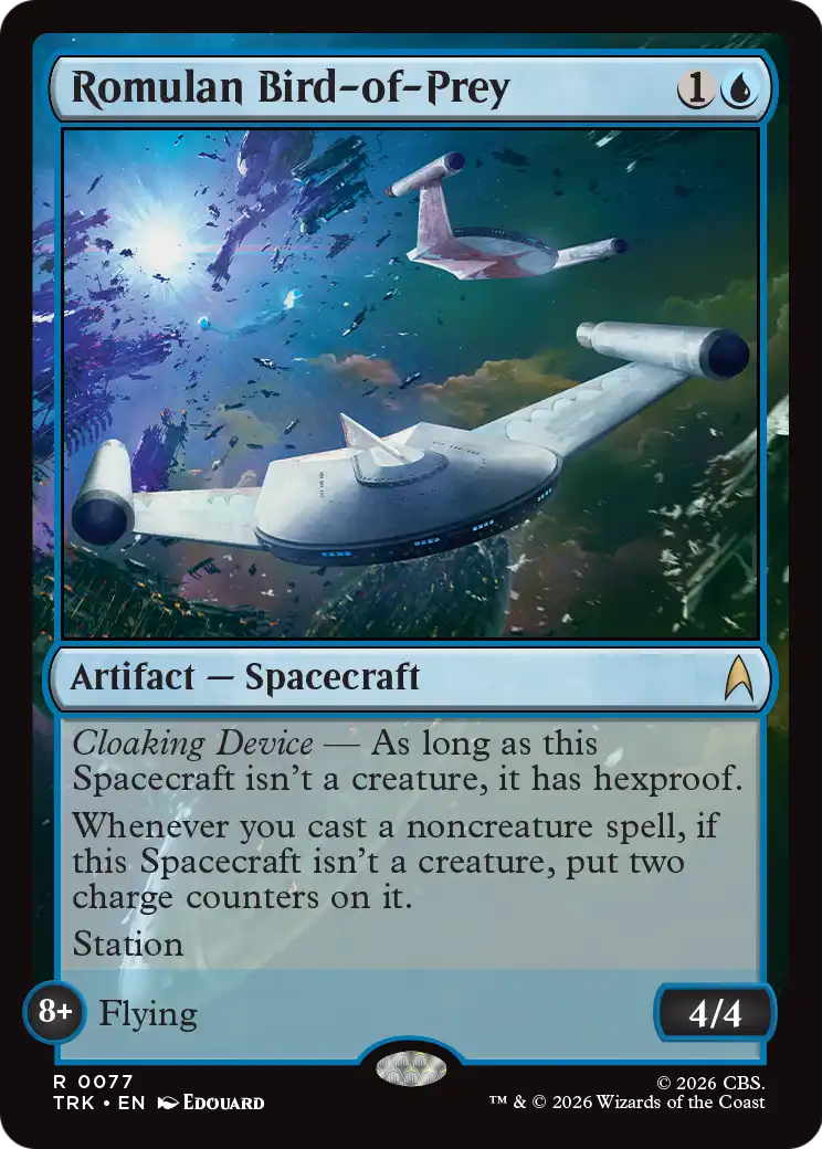 Romulan Bird-of-Prey [Star Trek] | Exor Games Summserside