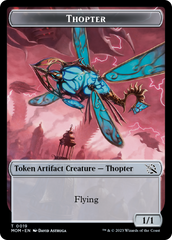 Elemental (9) // Thopter Double-Sided Token [March of the Machine Tokens] | Exor Games Summserside