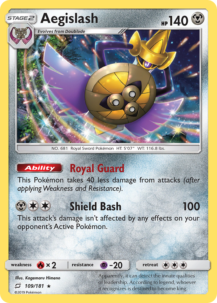Aegislash (109/181) [Sun & Moon: Team Up] | Exor Games Summserside