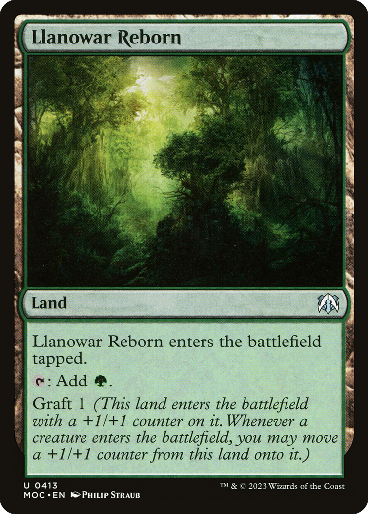 Llanowar Reborn [March of the Machine Commander] | Exor Games Summserside
