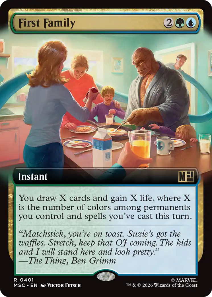 First Family (Extended Art) [Marvel Super Heroes Commander] | Exor Games Summserside