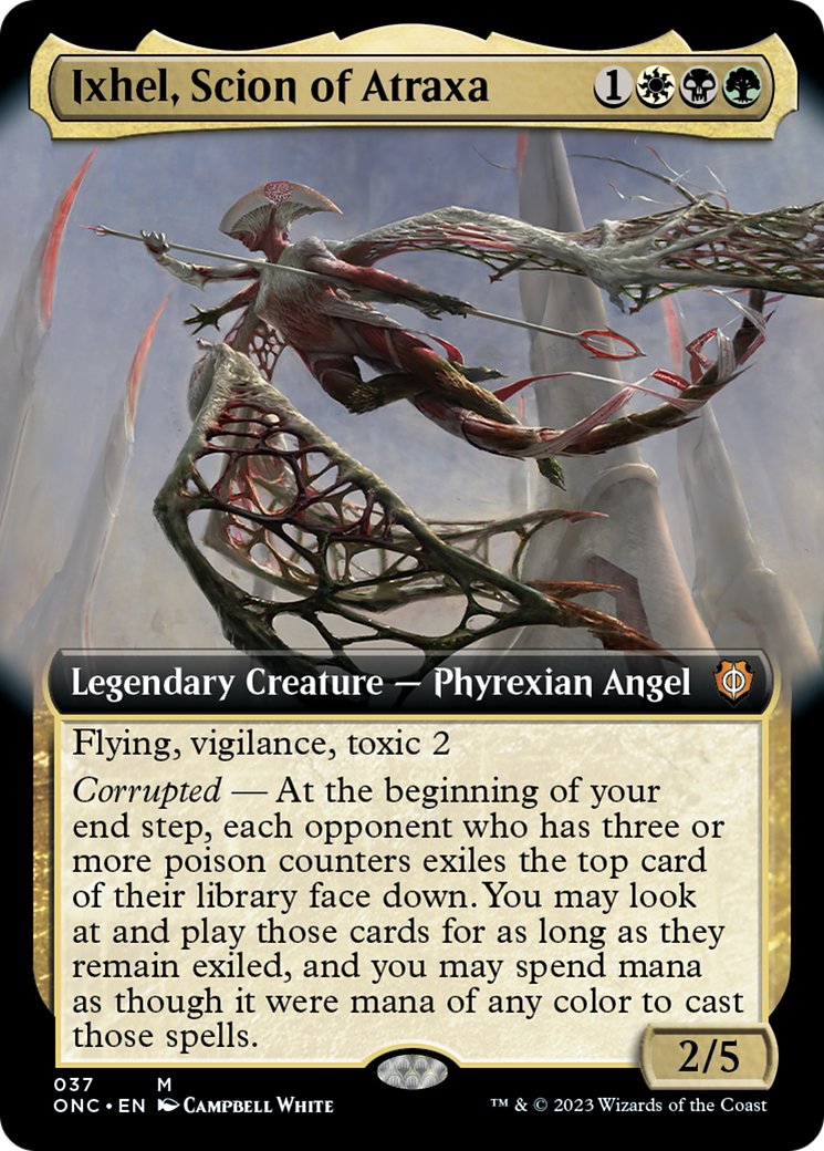 Ixhel, Scion of Atraxa (Extended Art) [Phyrexia: All Will Be One Commander] | Exor Games Summserside