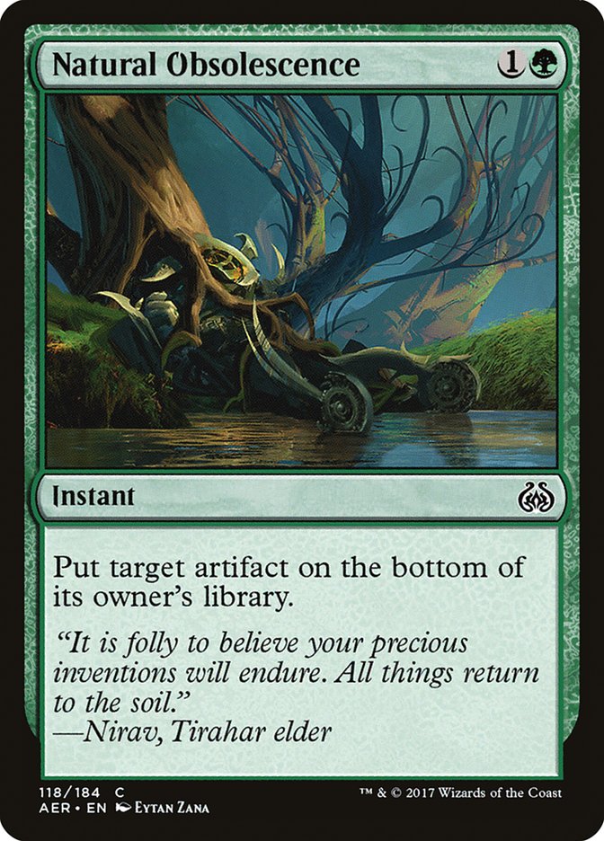 Natural Obsolescence [Aether Revolt] | Exor Games Summserside