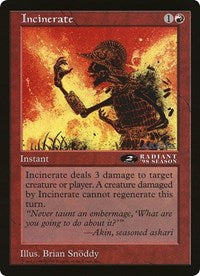 Incinerate (Oversized) [Oversize Cards] | Exor Games Summserside