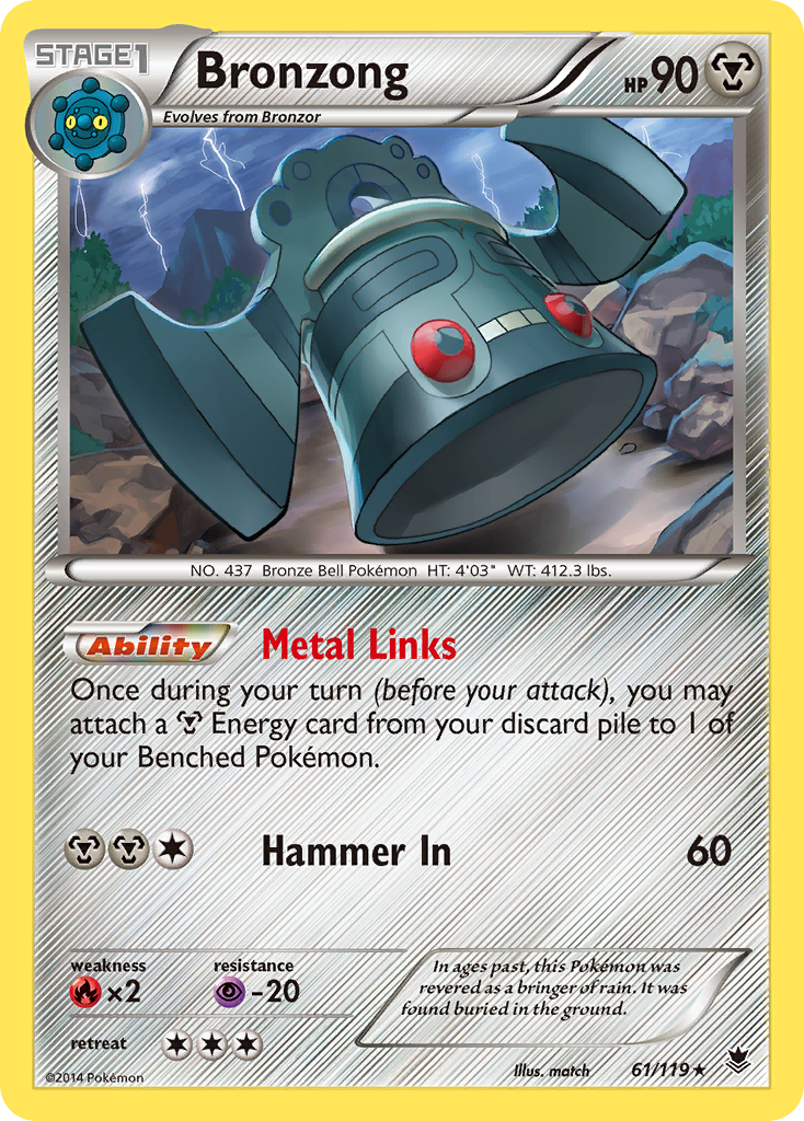 Bronzong (61/119) [XY: Phantom Forces] | Exor Games Summserside