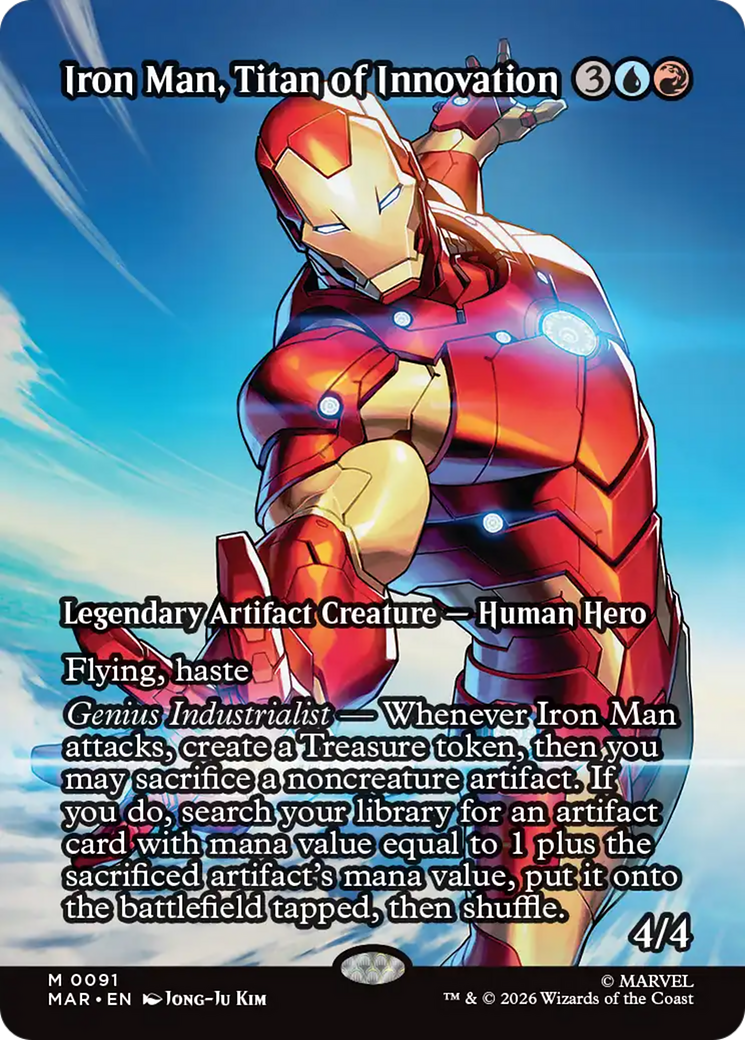 Iron Man, Titan of Innovation (Borderless) [Marvel Universe: Eternal-Legal] | Exor Games Summserside