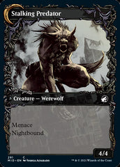 Shady Traveler // Stalking Predator (Showcase Equinox) [Innistrad: Midnight Hunt] | Exor Games Summserside