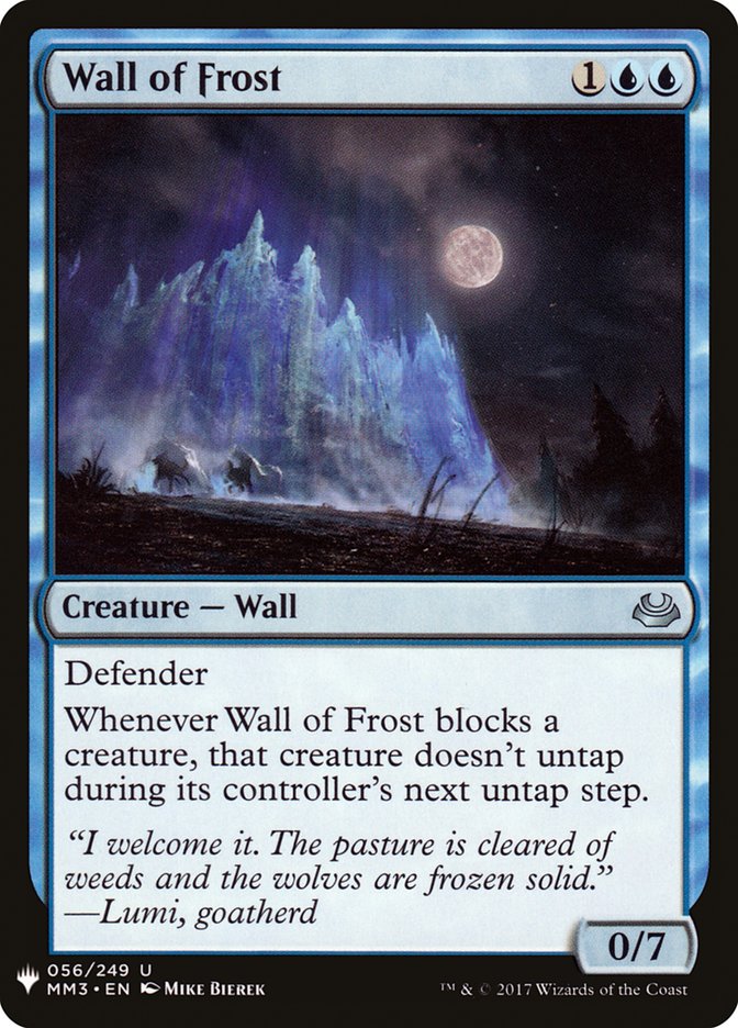 Wall of Frost [Mystery Booster] | Exor Games Summserside