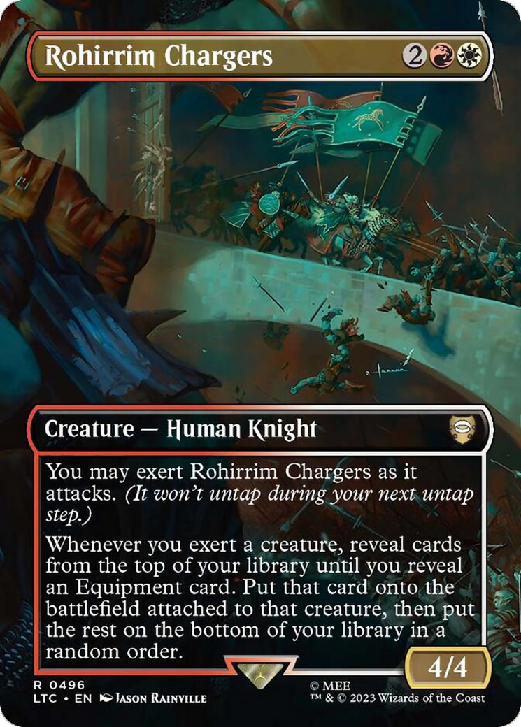 Rohirrim Chargers (Borderless) [The Lord of the Rings: Tales of Middle-Earth Commander] | Exor Games Summserside