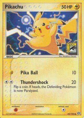 Pikachu (60/106) (2005 San Diego Comic Con) [Miscellaneous Cards] | Exor Games Summserside