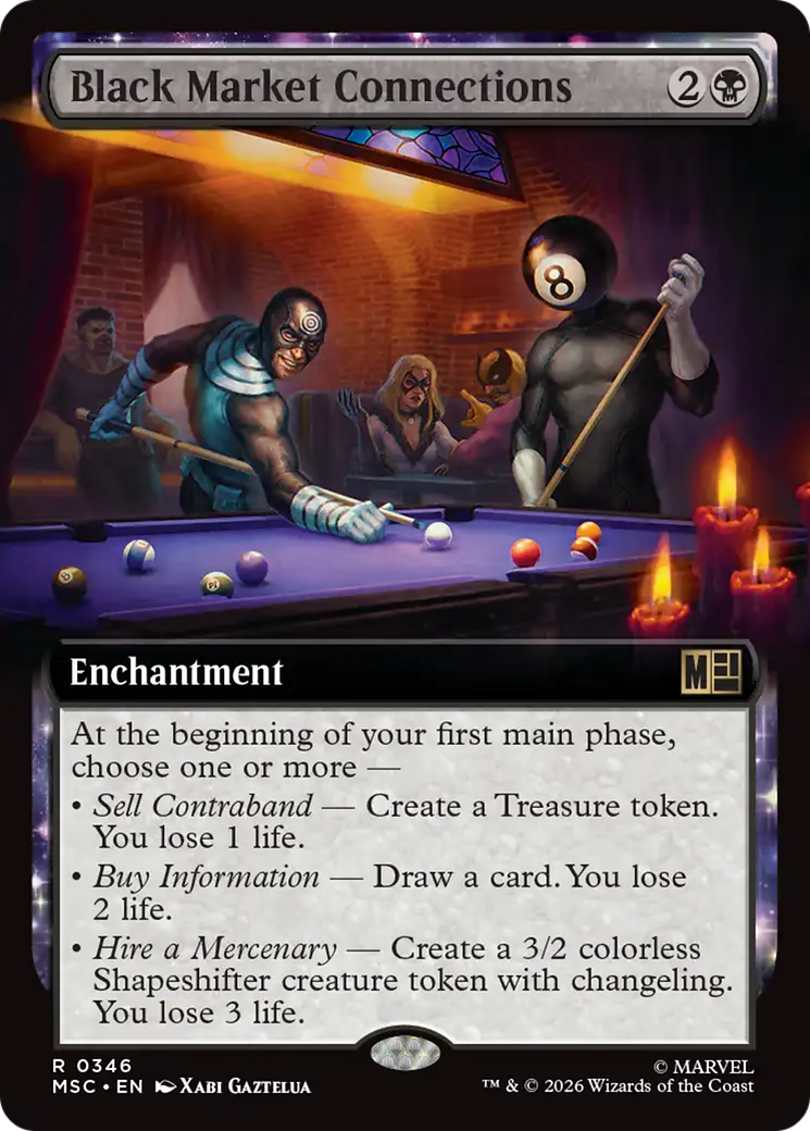 Black Market Connections (Extended Art) [Marvel Super Heroes Commander] | Exor Games Summserside