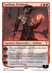 Sarkhan, Fireblood (White Border) [Mystery Booster 2] | Exor Games Summserside