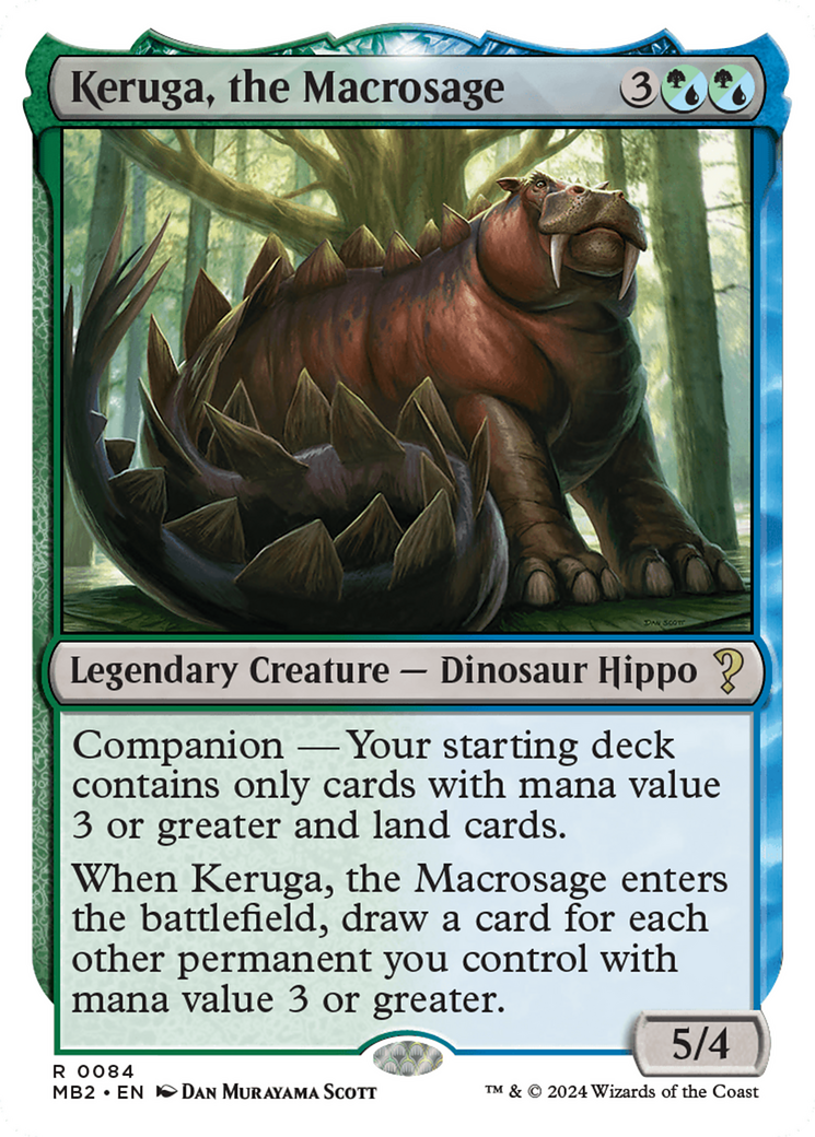 Keruga, the Macrosage (White Border) [Mystery Booster 2] | Exor Games Summserside