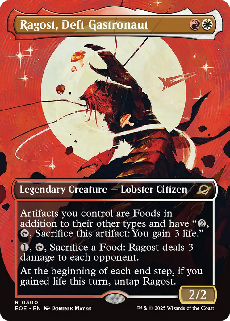 Ragost, Deft Gastronaut (Borderless) [Edge of Eternities] | Exor Games Summserside