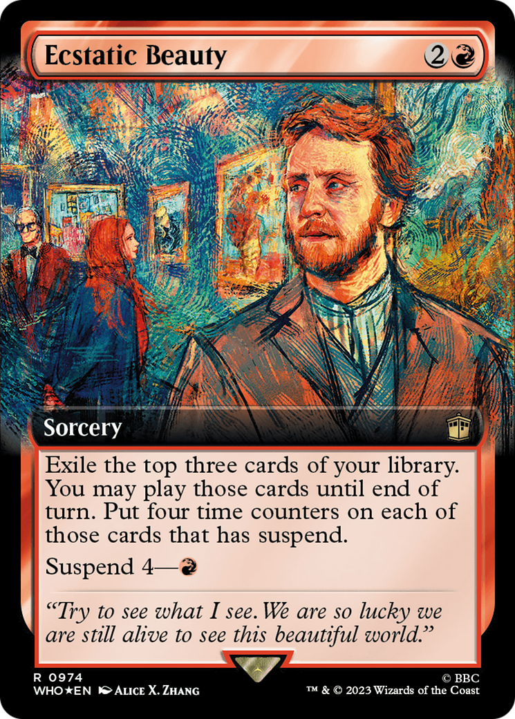 Ecstatic Beauty (Extended Art) (Surge Foil) [Doctor Who] | Exor Games Summserside