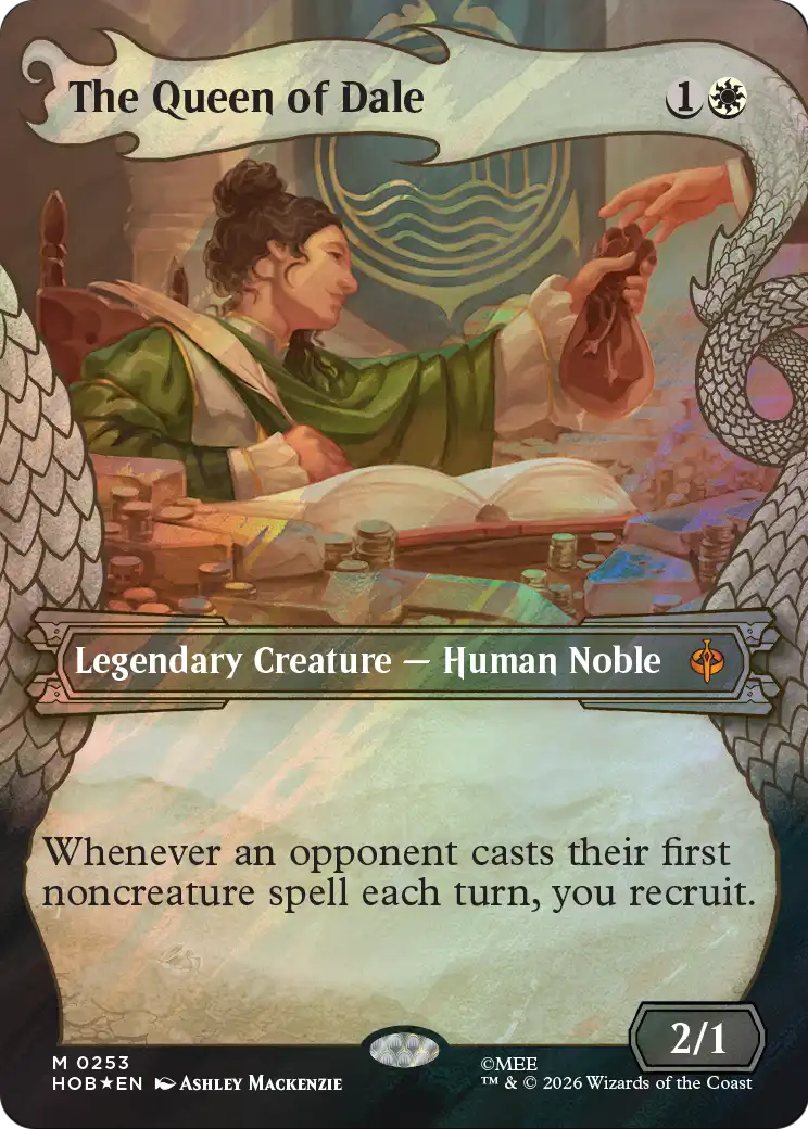 The Queen of Dale (Showcase) (Surge Foil) [The Hobbit] | Exor Games Summserside