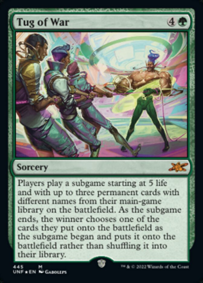 Tug of War (Galaxy Foil) [Unfinity] | Exor Games Summserside