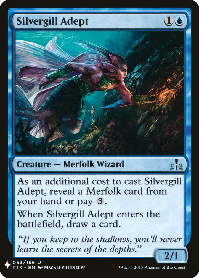 Silvergill Adept [Mystery Booster] | Exor Games Summserside