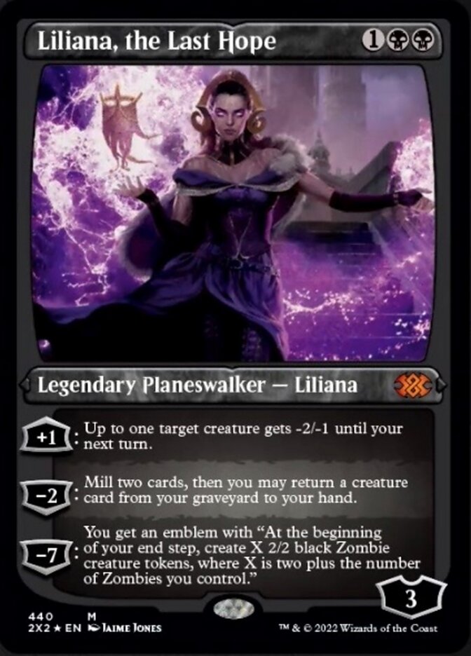 Liliana, the Last Hope (Foil Etched) [Double Masters 2022] | Exor Games Summserside