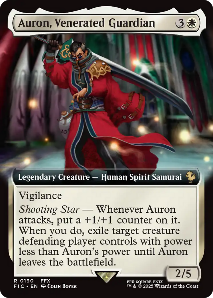 Auron, Venerated Guardian (Extended Art) [FINAL FANTASY Commander] | Exor Games Summserside