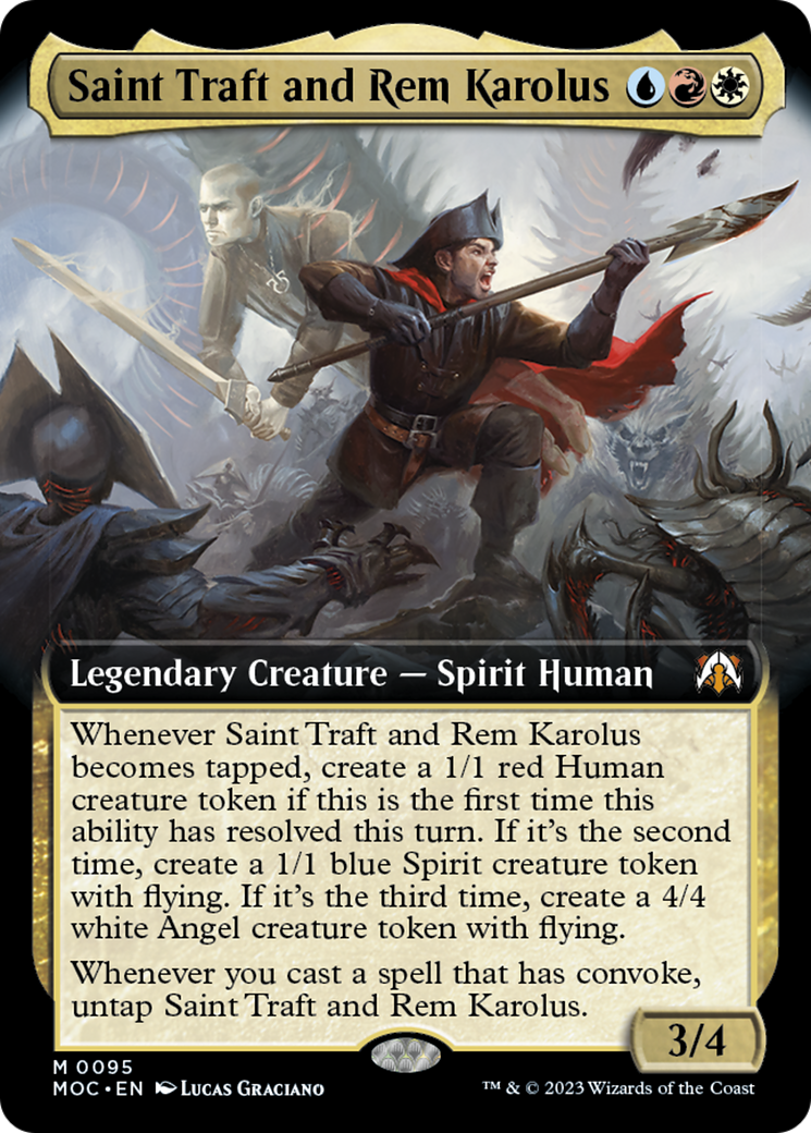 Saint Traft and Rem Karolus (Extended Art) [March of the Machine Commander] | Exor Games Summserside