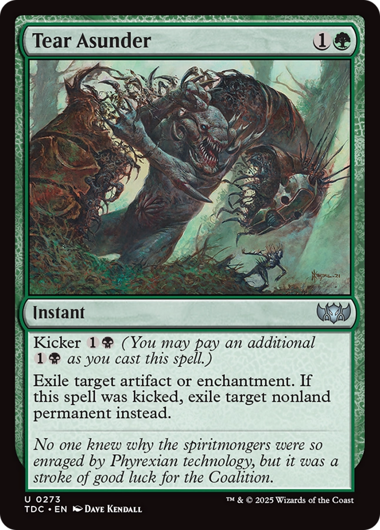 Tear Asunder [Tarkir: Dragonstorm Commander] | Exor Games Summserside