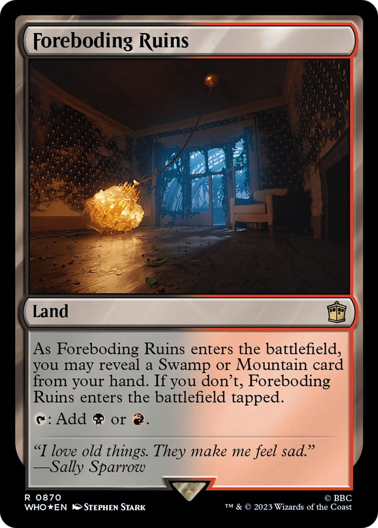 Foreboding Ruins (Surge Foil) [Doctor Who] | Exor Games Summserside