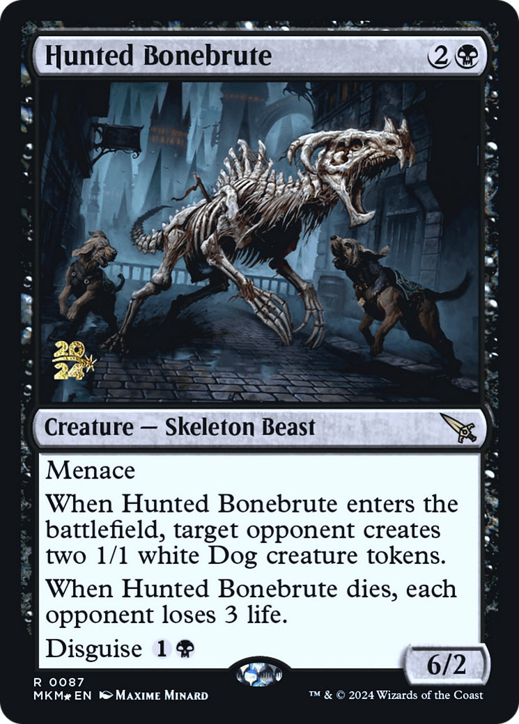 Hunted Bonebrute [Murders at Karlov Manor Prerelease Promos] | Exor Games Summserside