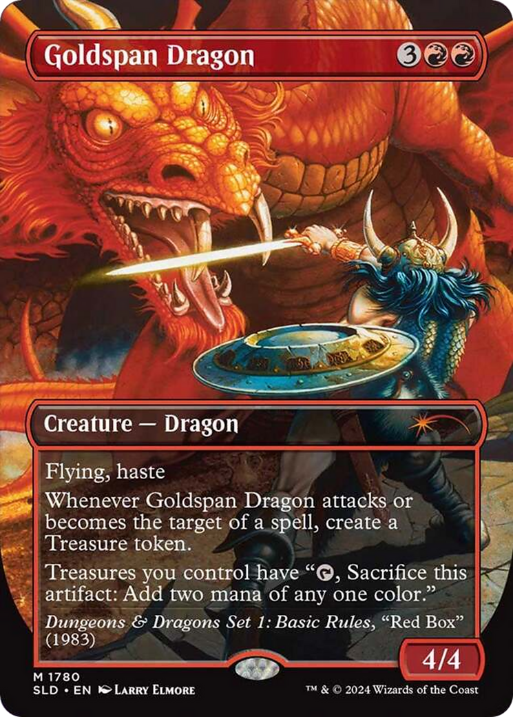 Goldspan Dragon (Rainbow Foil) [Secret Lair Drop Series] | Exor Games Summserside